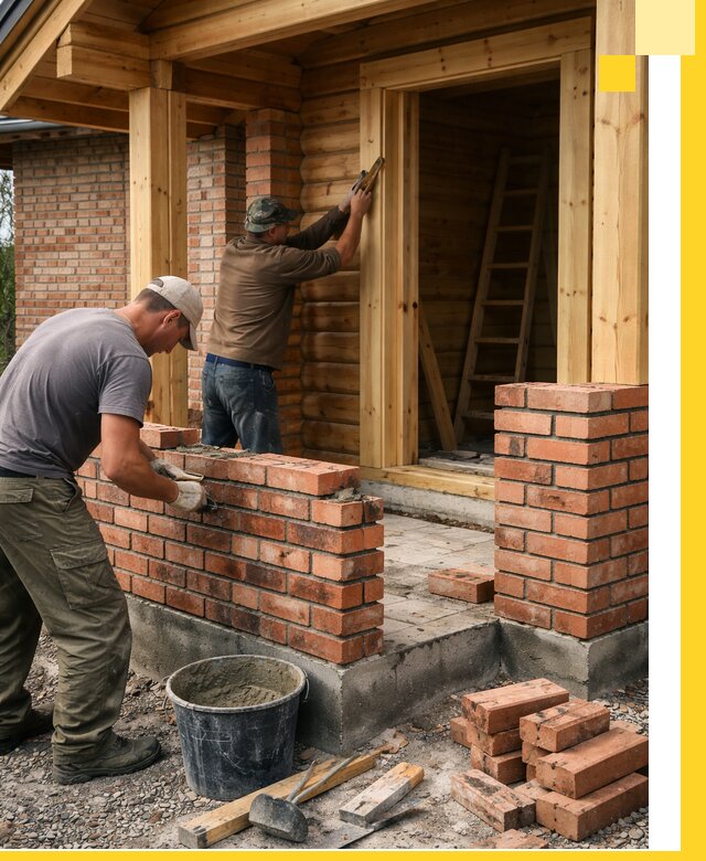 Строительство кирпичных бань под ключ в Новокуйбышевске с гарантией качества