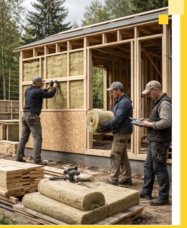 Проектирование и строительство каркасных бань в Новокуйбышевске под ключ