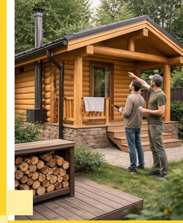 Бани для дачи под ключ в Новокуйбышевске от 256050 р. | ЭриданНвб