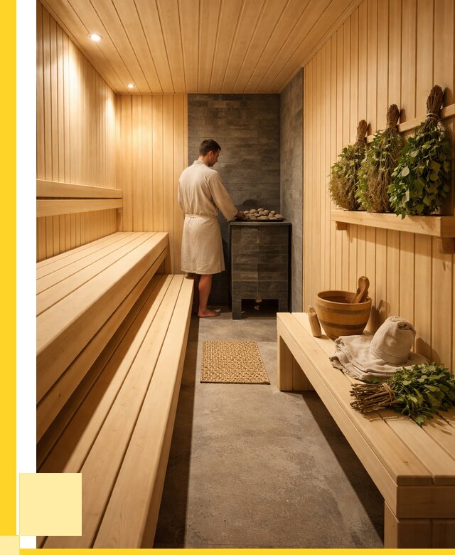 Отделка парной под ключ в Новокуйбышевске от 358470 р. | ЭриданНвб