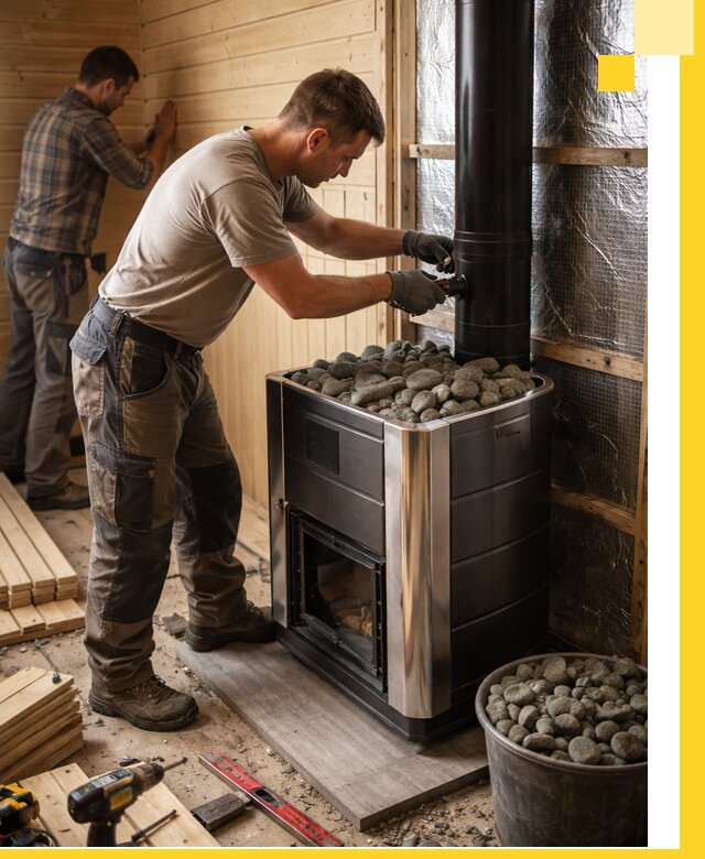 Проектирование и строительство парилок для бани в Новокуйбышевске под ключ