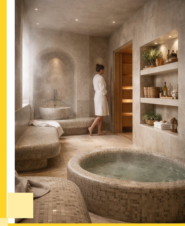 Строительство бани с хамамом в Новокуйбышевске от 768150 р. | ЭриданНвб