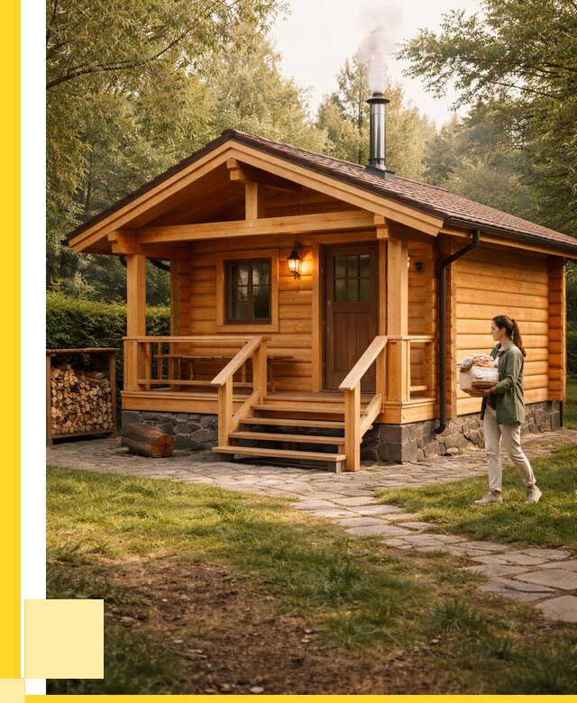 Купить баню под ключ в Новокуйбышевске от 665730 р. | ЭриданНвб