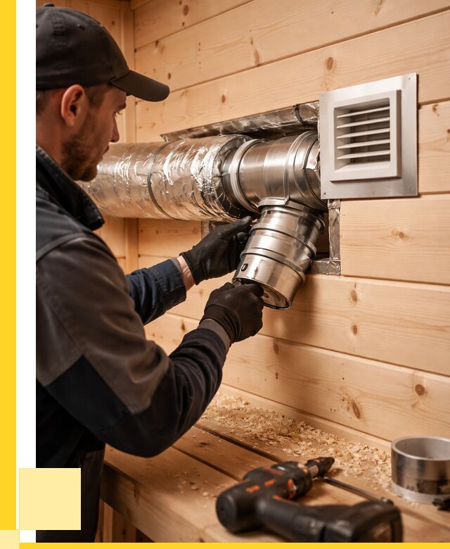 Монтаж вентиляции бани в Новокуйбышевске от 12290 р. | ЭриданНвб