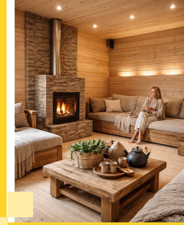 Проект бани с комнатой отдыха в Новокуйбышевске от 35847 р. | ЭриданНвб