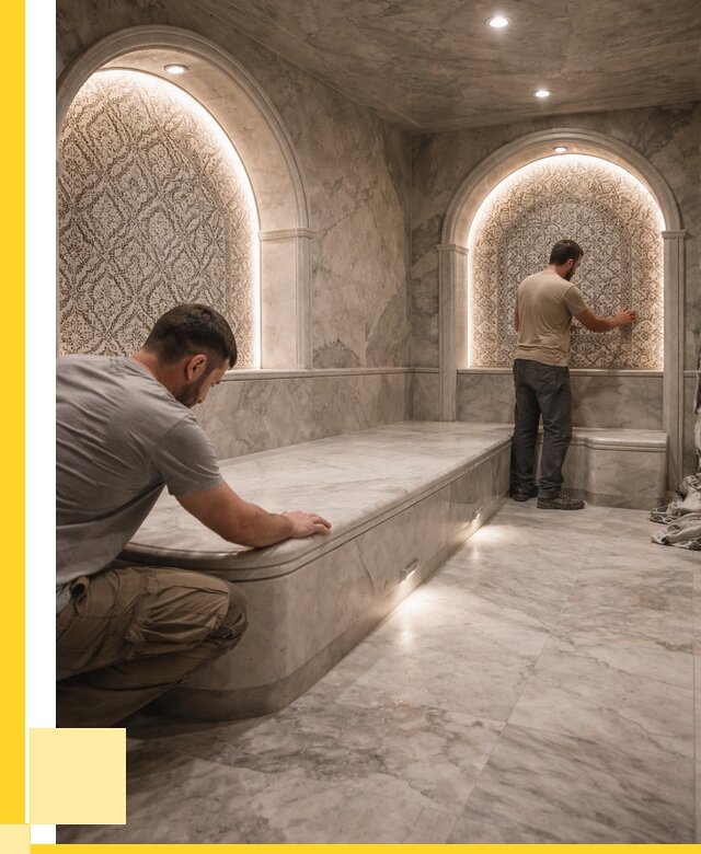 Турецкие бани под ключ в Новокуйбышевске от 256050 р. | ЭриданНвб