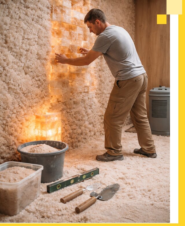 Проектирование и монтаж соляных комнат в Новокуйбышевске под ключ